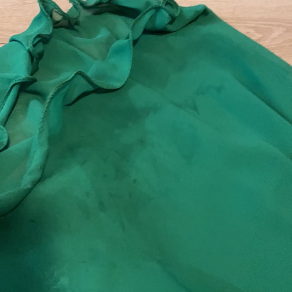 Custom made Green evening gown - Picture 8 of 10